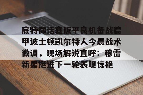 底特律活塞扳平良机备战德甲波士顿凯尔特人今晨战术微调，现场解说直呼：穆雷新星挺进下一轮表现惊艳的简单介绍