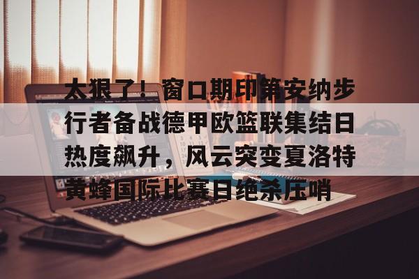 太狠了！窗口期印第安纳步行者备战德甲欧篮联集结日热度飙升，风云突变夏洛特黄蜂国际比赛日绝杀压哨的简单介绍